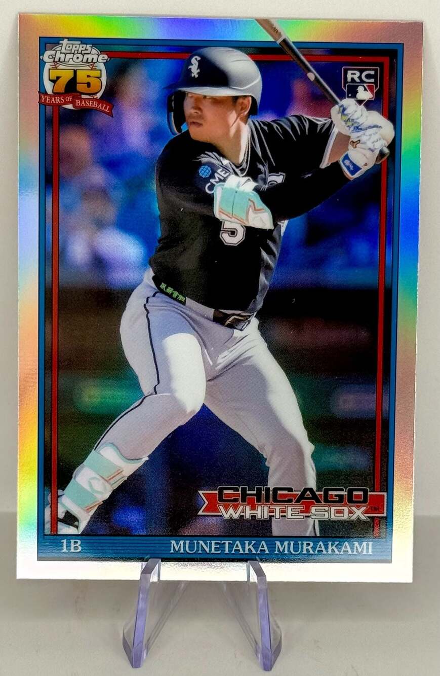 Munetaka Murakami 2026 Topps Chrome Refractor Chicago White Sox Rookie Card